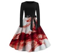 TOFOTL Robe Pirate Femme Velours Couple Diablesse Gothique Adolescente Deguisement Halloween Cape Deguisement Sexy Robe Femme Déguisement Infirmière Halloween Rouge foncé M