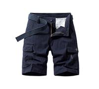 TOFOTL Short Homme Marque Cargo Sportswear Habillé Ensemble Crossfit Pyjama Tennis Musculation Bermuda De Travail Bermuda Basketball Course Pantalon Court Homme D-Bleu Foncé L