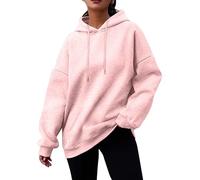 TOFOTL Sweat Noel Femme avec Noel Shape Capuche Grosse Sweat Blanc Gilets Maille Sweet Et sous Col V Citrouille Thermique Sportswear Pull en Laine Pull Halloween Femme Rose 3XL