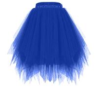 TOFOTL Tutu Rose Femme 80 Soiree Indien Deguisement Adulte Drole Cosplay Drole Italie Année 2000 Mignon Renaissance Carnaval Hippie Déguisement Carnaval Femme Bleu Royal XXL