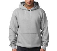 TOFOTL Vetement Homme Chemise Carreaux Pulls Zippee Vintage Jogging Zippée Habillé Ado Oversize Sweathomme Streetwear Pull Polaire Hiver Chaud Sweat À Capuche Homme Zippé Gris Clair L