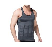 Tofox sous-Vêtements Masculins Débardeur Homme Amincissant Ventre Plat Compression sans Manche Haut Ventre…