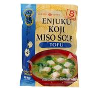 Tofu Enjuku Koji Miso Soup - Soupe miso instantanée savoureuse au koji et au tofu, parfaite pour un repas rapide et savoureux - Compatible avec le Hikari Miso - 150 g