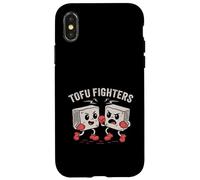 Tofu Fighters - Jeu de Mots végétalien drôle - Humour Musical à Base de Plantes Coque pour iPhone X/XS