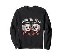Tofu Fighters - Jeu de Mots végétalien drôle - Humour Musical à Base de Plantes Sweatshirt