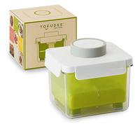 TOFUDEE Presse à tofu automatique IntelliSpring Presseur à tofu végétalien réglable pour accélérer l'évacuation de l'eau de tous les types de tofu pressé sans fissure