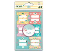 Toga Autocollant Onglets, Autre, Multicolore, 10 x 17.5 x 0.1 cm STR109
