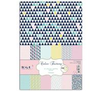 Toga by DRAEGER 1886-48 Feuilles A4 Imprimées Géométrique Pastel - Papier Multicolore, Idéal pour Décoration Bullet Journal, Scrapbooking - Papier sans Acide - Grammage 100g/m²