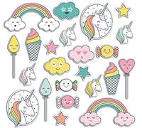 Toga Chipboards Formes Découpées, Autre, Multicolore, 11 x 14.5 x 1.5 cm CH82