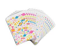 Toga D.I.Y with EMB048 12 Sachets Imprimés Bonbons Papier Multicolore 13x18x0.5 cm