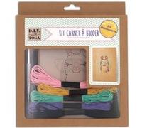 D.I.Y with Toga Kit Carnet à Broder Lama, Autre, Multicolore, 20 x 23 x 3 cm KRD001