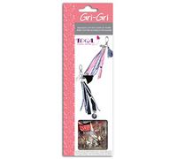 Toga KR64 Kit 2 Grigris Rubans Argent/Rose/Gris 8 x 24,5 x 2 cm