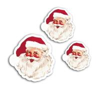 Toga Lot De 12 Chipboards Imprimés - 3 Tailles - Theme Pere Noel
