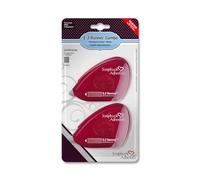 Toga Lot de 2 dévidoirs d'adhésif Double-Face, Autre, Blanc, 12 x 23 x 2 cm