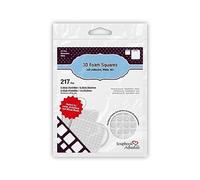 Toga Lot de 217 Mousses 3D, Autre, Blanc, 12 x 17 x 0.5 cm