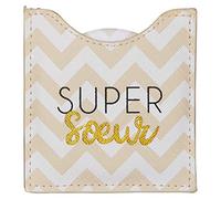Toga - Miroir Super Soeur - Miroir Rond de Poche à Emmener Partout - Idéal Cadeau Anniversaire, Toutes Occasions - Dimensions 8,5 x 8 cm 76005887 Small