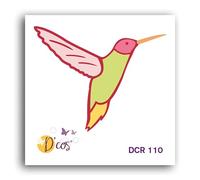 Toga Oiseau tropical DCR110, Matrice de Découpe, Métal, multicolore, 5 x 5 x 0.1 cm
