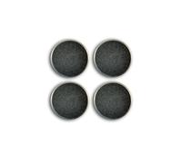 Toga Aimants ronds extra-forts QC35 Métal gris 9,5 x 8,5 x 0,5 cm