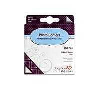 Scrapbook Adhesives By 3 L Set De 250 Coins Photos En Plastique Transparent Autocollant