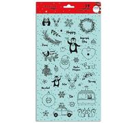 Toga Tampons transparent Noël, 17 x 31 cm, Set de 5 Pièces TPG901