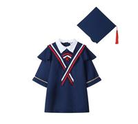 Toge Diplome Graduation Robe Toque Dipl?me Unisexe pour Enfants Chapeau Dipl?mé avec Pendentif Cadeau Ans Ensemble Casquette