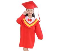 Toge Diplome Robe Cap Manche Longue Tenue Préscolaire Maternelle Chapeau Déguisement Dipl?mé Bebe avec Ans Garcon Graduation pour Enfants