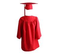Toge et chapelet de remise de diplôme pour - Robe et bonnet de fin d'études pour la maternelle - Robe, casquette, ensemble de breloques 2024 pour | Blouse confortable pour chœur