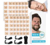 TOGETDREAM 120 Pièces Bande Nasale Magnétique, Anti Ronflement Bandelettes Nasales Nose Strips Magnetic Nasales Anti Ronflement Ailatateur Nasal Sommeil Aide à réduire Les ronflements Ecarteur Tables