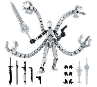 TOGETDREAM Figurine Articulée Imprimé en 3 Assemblées, Modèle Articulé T13 Figurine d'action de Robot Multi-Articulations, DéCorants de Bureau pour Les Amateurs de Jeu