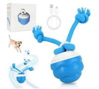 TOGETDREAM Pelota Interactiva Perro, Juguetes Interactivos Para Perros Con 3 Modos Recargable Juguetes Perros de Salto Automático Pelotas Perro Con Cola Para Cachorros, Pequeños y Medianos