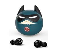 Togetface Bouchons d'oreilles pour Enfants - Bluetooth 5.0 - Étanche - avec Microphone et étui de Chargement - Basses Profondes - Contrôle Tactile - 36H - pour l'école