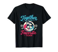 Together est Notre Logo Familial de Sports d'équipe préférés T-Shirt