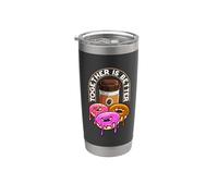 Together Is Better Loves Bakers Pâtisserie Café et beignets Gobelet isotherme en acier inoxydable double paroi