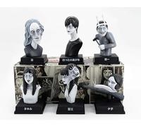 Together Plus Junji Ito Kaikibako Wave 1 Ensemble complet - Figurines officielles d'horreur à collectionner | Collection complète de 6 personnages | Marchandise manga japonaise (vague 1)