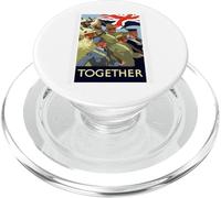 Together - Poster Britannique de la Seconde Guerre Mondiale PopSockets PopGrip pour MagSafe