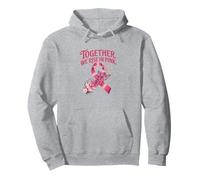 Together We Rise in Pink - Papillon de Sensibilisation au Cancer du Sein Sweat à Capuche