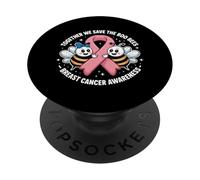 Together We Save The Boo Bees Sensibilisation au Cancer du Sein PopSockets PopGrip Adhésif
