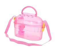 TOGEVAL 1 Jeu Cage à Hamsters Bouteille Lit De Cochon d'Inde Voiture De Hamster Bain De Sable pour Chinchilla Bouillotte Accessoire Compagnie Aérienne Histoire Emmailloter Lapin Rat Abdos