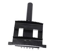 TOGEVAL 1 Pc Brosse De Toilettage Râteau à Sous-poil Pour Chien Cheveux De Vache Brosse à Cheval Peigne De Démêlage Pour Chat Animal De Compagnie Brosse Équine Le Fer Black