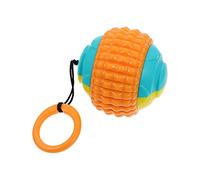 TOGEVAL 1 Pc Jouets à mâcher pour Chien Boule de Corde Dentifrice pour Chien mâcheurs Chien de Corde Chiot Dog Toys pour Animaux de Compagnie Boule molaire Plastique Orange