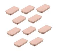 TOGEVAL 10 Pièces Boîte Alimentation pour Perroquets Bac à Glissière Portable Mangeoire Adaptée Aux Perruches Cockatiels et Oiseaux Cage Distributeur Facile pour et Légumes