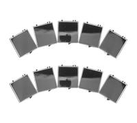 TOGEVAL 10 Pièces Boîte de Rangement pour 10 Badges et Médailles, Plastique avec Mousse Noire, Dimensions 64 X 60 X 18 MM, Étui Protecteur Compact pour Collectionneurs, Présentoir Pratique