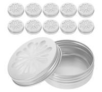 TOGEVAL 10 pièces Boîtes de Dressage pour Chiens Aluminium Lot de Boîtes Robustes et Résistantes Contenants Polyvalents pour Entraînement au Nez et Identification Canine