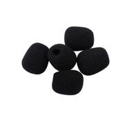 TOGEVAL 10 pièces Bonnettes Mousse Noir Protection Pare Brise Microphone Lavalier Vent et Poussière Compatible Micros de Améliore Qualité Sonore et Ventilation