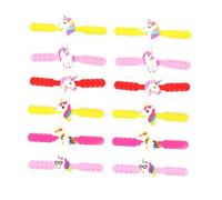 TOGEVAL 10 pièces Boucles Extension de Sangle Masque PVC Crochet Anti-dérapant Réglable Accessoires Oreilles avec Design Licorne Mixte