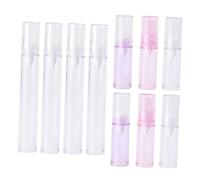 TOGEVAL 10 pièces Bouteilles Plastique Rechargeables Lotion et Spray Distributeur Vide Portable pour Voyage Flacons et pour Cosmétiques et