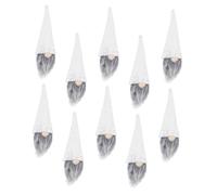 TOGEVAL 10 Pièces Christmas Wine Bottle Covers Faceless Doll Design Festive Party Decor Warm and Lovely Table Accessories