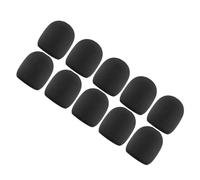 TOGEVAL 10 pièces Housse Microphone Mousse Épaissie Antivent pour Ktv Protection Micro Standard Accessoires Microphone