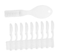 TOGEVAL 10 pièces Lot de Brosses à Dents Souples Anti-auto-mutilation pour Prison Petites Brosses Portables Sûres avec Manche Court et Supervision Intégrée pour Détenus