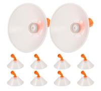 TOGEVAL 10 pièces Lot de Buses Cuivre Haute Pression avec Protection Anti-vent Embouts Pulvérisateurs de Jardin pour Brumisation Fine et Uniforme Accessoires Détachés pour Pulvérisateur